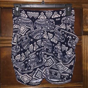 High-Rise Baggy Shorts